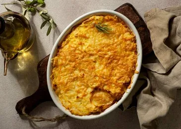 Картофельная запеканка с домашним сыром